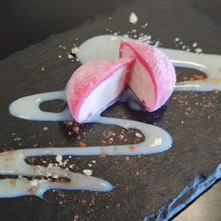 Mochi Queso frambuesa choc. blanco