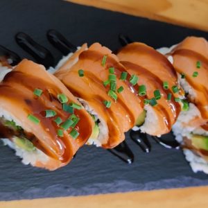Salmón ahumado roll