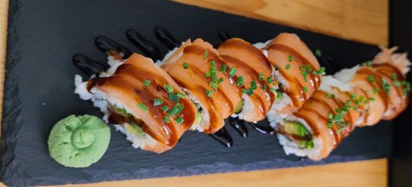 Salmón ahumado roll