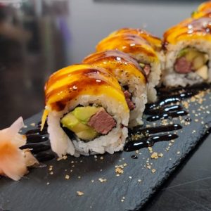 Foie roll azúcar moreno