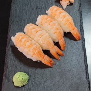 Bandeja 4 niguiris langostino